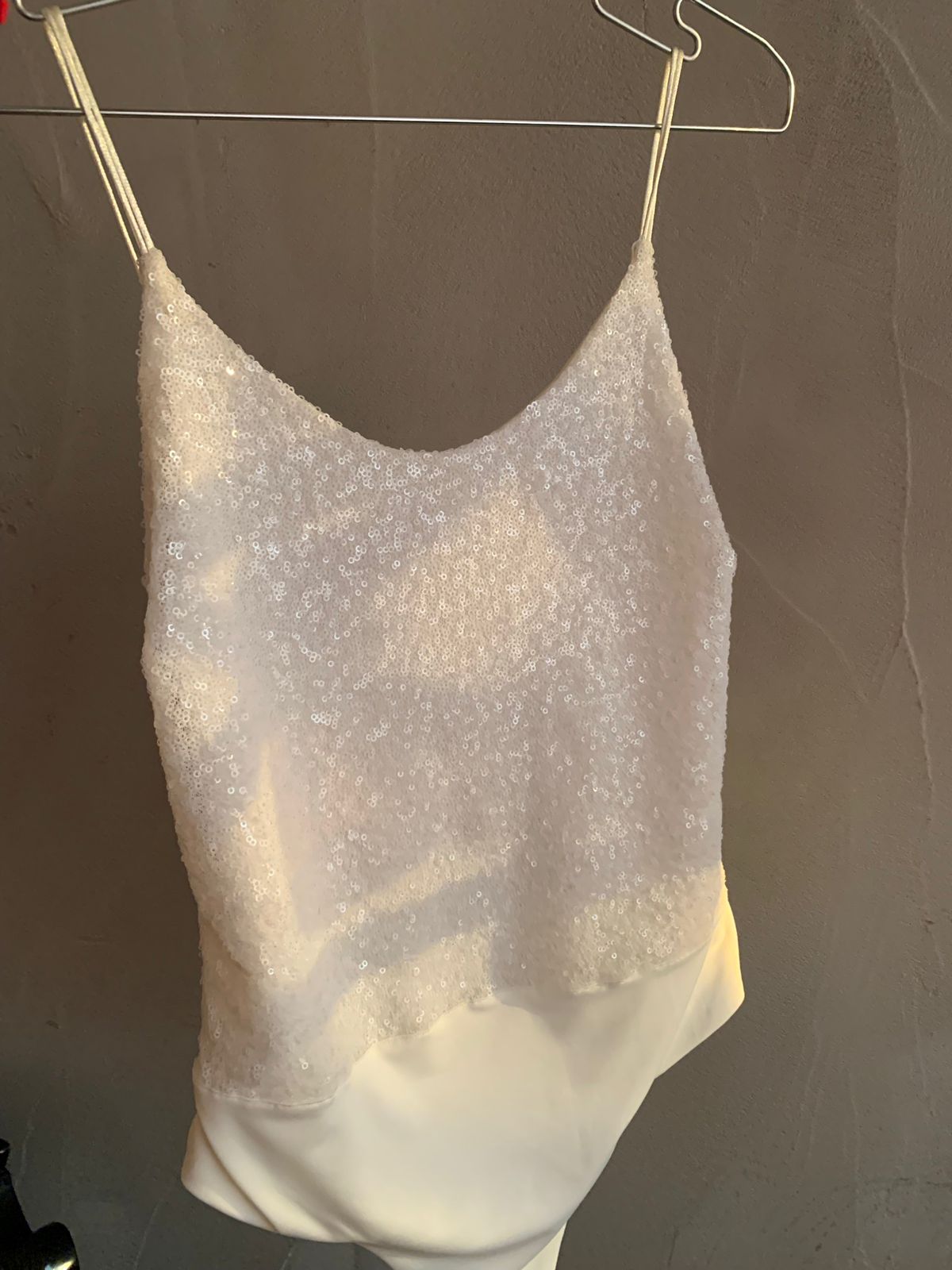 Body de tiras lentejuelas